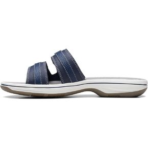 Clarks - Womens Breeze Piper H Shoes, Color Navy, Size: 10 M US