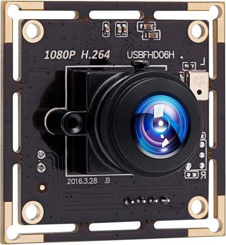 1080P USB Camera Module for Raspberry Pi, Low Light USB Camera for Computer, 2MP 30FPS CMOS IMX323 3.6mm Lens Mini USB Webcam with Audio, Lightburn Camera Board for Windows Linux Mac OS in Saudi Arabia