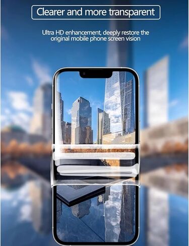 For iPhone16 Pro Back Screen Protector Ultra Thin Glossy Protective Film 2024 iPhone -2 Packs-High Transparency in Saudi Arabia