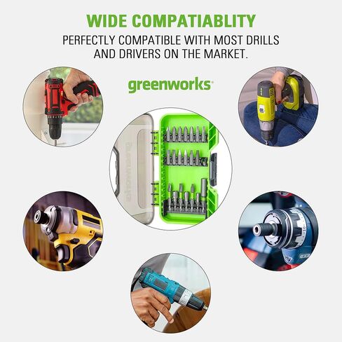 مجموعة القيادة ذات التأثير المصنف من 20 قطعة من Greenworks in Kuwait