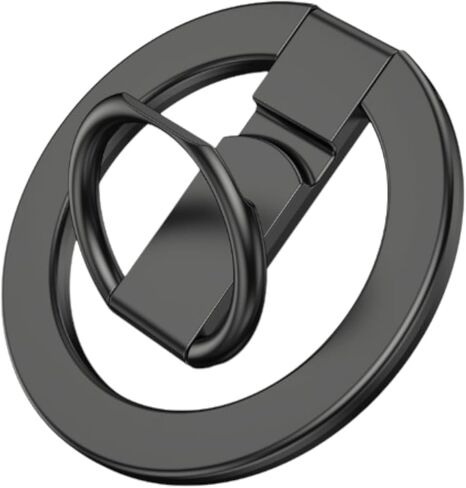 حامل حلقة هاتف مغناطيسي لمسند إصبع Magsafe، حامل معدني قابل للطي يدور 360 درجة متوافق مع iPhone 12/13/14/15 والأجهزة الأخرى التي تستخدم مع حلقة حديدية in Kuwait