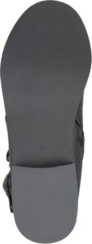 Journee Womens Harley Wide Calf Stacked Heel Riding Boots in Saudi Arabia