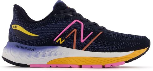 حذاء الجري Fresh Foam X 880 V12 للنساء من New Balance، مقاس 5 X-Wide، Eclipse/Vibrant المشمش in Saudi Arabia