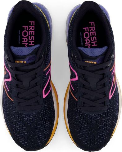 حذاء الجري Fresh Foam X 880 V12 للنساء من New Balance، مقاس 5 X-Wide، Eclipse/Vibrant المشمش in Saudi Arabia