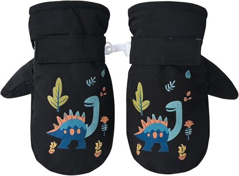 Baby Toddler Mittens, Boys Girls Winter Outdoor Gloves, Kids Easy-On Fleece Warm Mitterns in Saudi Arabia
