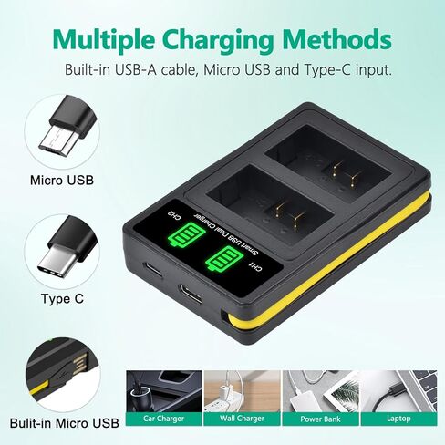 Hisewen CGA-S006 S006A S006E DMW-BMA7 بطارية وشاحن USB لباناسونيك لوميكس DMC-FZ7 DMC-FZ8 DMC-FZ18 DMC-FZ28 DMC-FZ30 DMC-FZ35 DMC-FZ38 DMC-FZ50 كاميرا رقمية in Kuwait