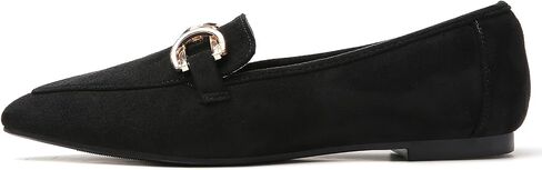 Tilocow Metal Chain Loafers Flats for Women Pointed Toe Slip on Flats Dressy Casual Comfortable Work Business Shoes in Saudi Arabia