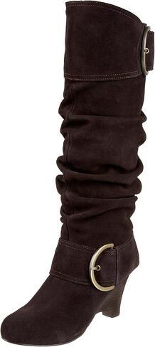 Naughty Monkey Women's D Ring Suede Boot in Saudi Arabia
