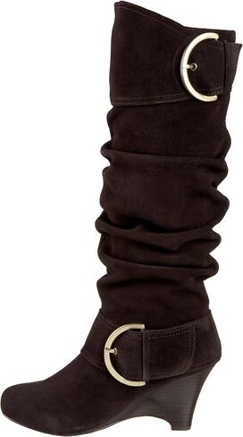 Naughty Monkey Women's D Ring Suede Boot in Saudi Arabia