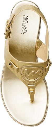 Michael Michael Kors Aubrey Cutout Leather Wedge Sandal in Saudi Arabia