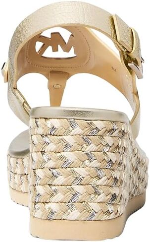 Michael Michael Kors Aubrey Cutout Leather Wedge Sandal in Saudi Arabia