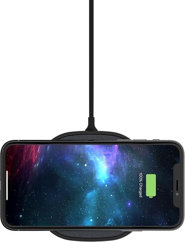 mophie Universal Wireless Charge Pad - 15W Fast Charging for Qi-Enabled Devices, iPhone, Google Pixel, Samsung Galaxy - Desktop & Nightstand Essential in Saudi Arabia