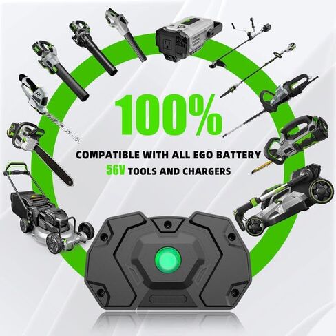 56V 6.0Ah Replacement for EGO Battery Compatible with EGO 56V Batttery BA2800 BA2800T BA4200T BA1400 BA5600T BA2242T Compatible with EGO Bettery 56V Power Tools ST1511T LB7654 ST1623T MHC1502 ST1502LB in Saudi Arabia