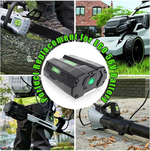 56V 6.0Ah Replacement for EGO Battery Compatible with EGO 56V Batttery BA2800 BA2800T BA4200T BA1400 BA5600T BA2242T Compatible with EGO Bettery 56V Power Tools ST1511T LB7654 ST1623T MHC1502 ST1502LB in Saudi Arabia