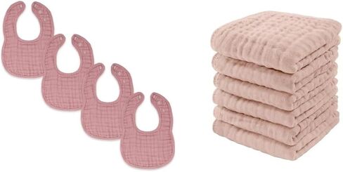 مرايل أطفال موسلين مريحة ومناشف أطفال مجمعة in Kuwait