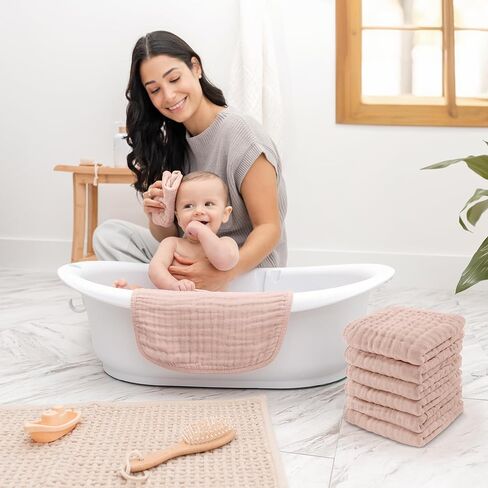 مرايل أطفال موسلين مريحة ومناشف أطفال مجمعة in Kuwait