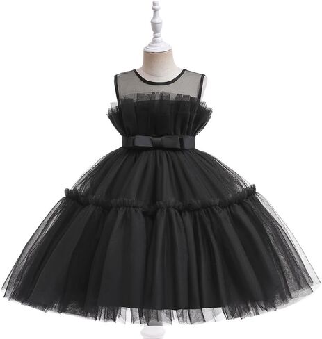 AVAZU 3M-6T 3D Flower Toddler Baby Girls Wedding Pageant Layered Dresses Birthday Party Dress with Headwear in Saudi Arabia