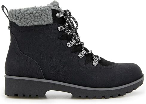 حذاء نسائي من JBU برباط من الشيرلينغ الصناعي مريح ومقاوم للماء للكاحل in Kuwait