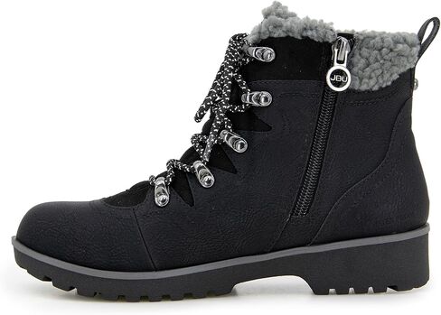 حذاء نسائي من JBU برباط من الشيرلينغ الصناعي مريح ومقاوم للماء للكاحل in Kuwait