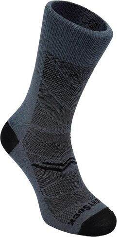 جوارب Wrightsock CoolMesh II Crew للجري للرجال والنساء - جوارب مبطنة وصديقة للبيئة ومضادة للتقرحات مع تصميم مزدوج الطبقات حاصل على براءة اختراع - صناعة أمريكية، ضمان عدم وجود بثور in Saudi Arabia