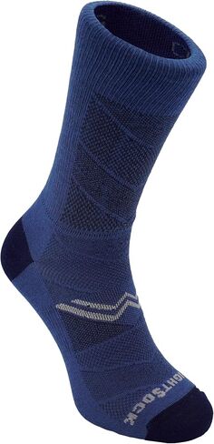 جوارب Wrightsock CoolMesh II Crew للجري للرجال والنساء - جوارب مبطنة وصديقة للبيئة ومضادة للتقرحات مع تصميم مزدوج الطبقات حاصل على براءة اختراع - صناعة أمريكية، ضمان عدم وجود بثور in Saudi Arabia