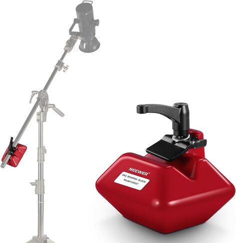 NEEWER 8.8lb/4kg Counterweight with Lock Lever, All Metal Light Stand Counter Weight for Heavy Duty C Stand, Boom Arm, Grip Arm with 1"-1.4"/25-35mm Clamp Opening, UA037 in Saudi Arabia