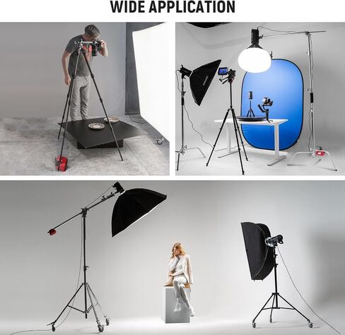 NEEWER 8.8lb/4kg Counterweight with Lock Lever, All Metal Light Stand Counter Weight for Heavy Duty C Stand, Boom Arm, Grip Arm with 1"-1.4"/25-35mm Clamp Opening, UA037 in Saudi Arabia