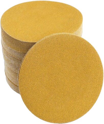 6 Inch Self Stick Sanding Discs for Grinder, Hook and Loop No Hole 400 Grit Sandpaper for Automotive and Woodworking(100-Pack) in Saudi Arabia
