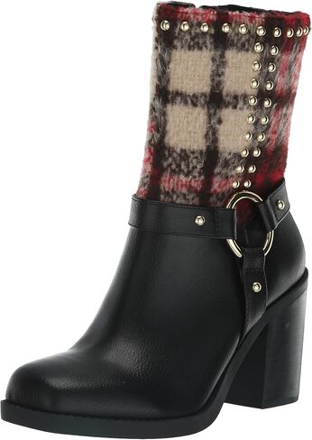 Jessica Simpson Womens Faux Leather Studded Mid-Calf Boots in Saudi Arabia