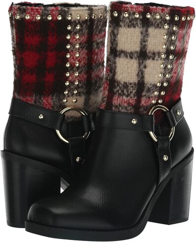 Jessica Simpson Womens Faux Leather Studded Mid-Calf Boots in Saudi Arabia