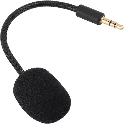 بديل الميكروفون لجهاز Razer Barracuda X، سماعة الألعاب مقاس 3.5 مم، ميكروفون قابل للفصل مع رغوة، متعدد الاتجاهات، التوصيل والتشغيل in Kuwait