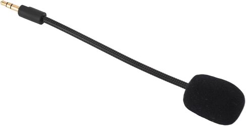 بديل الميكروفون لجهاز Razer Barracuda X، سماعة الألعاب مقاس 3.5 مم، ميكروفون قابل للفصل مع رغوة، متعدد الاتجاهات، التوصيل والتشغيل in Kuwait