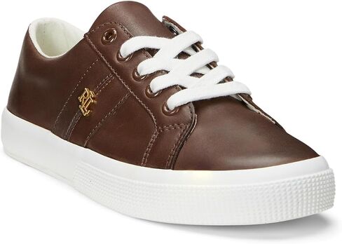Lauren Ralph Lauren Women's Janson Ii Burnished Leather Sneakers in Saudi Arabia