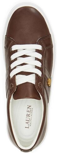 Lauren Ralph Lauren Women's Janson Ii Burnished Leather Sneakers in Saudi Arabia