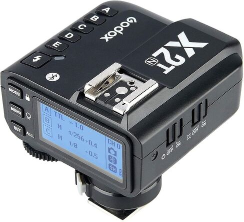 Godox X2T-C TTL Wireless Flash Trigger for Canon, Support 1/8000s HSS Function, 5 Dedicated Group Button and 3 Function Button for Quick Setting in Saudi Arabia