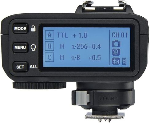 Godox X2T-C TTL Wireless Flash Trigger for Canon, Support 1/8000s HSS Function, 5 Dedicated Group Button and 3 Function Button for Quick Setting in Saudi Arabia