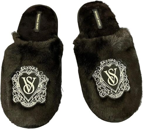 Victoria's Secret womens Closed Toe Faux Fur Slipper in Saudi Arabia