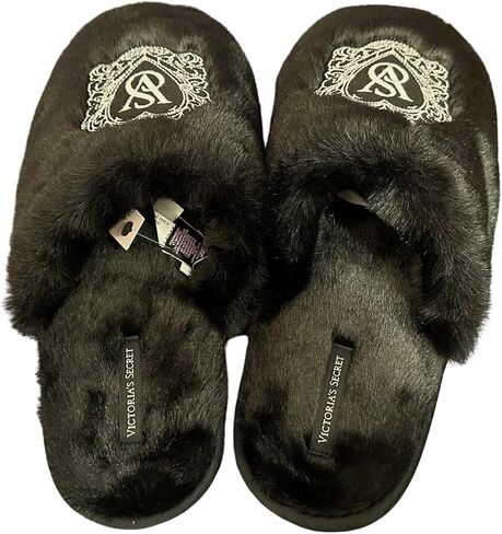 Victoria's Secret womens Closed Toe Faux Fur Slipper in Saudi Arabia