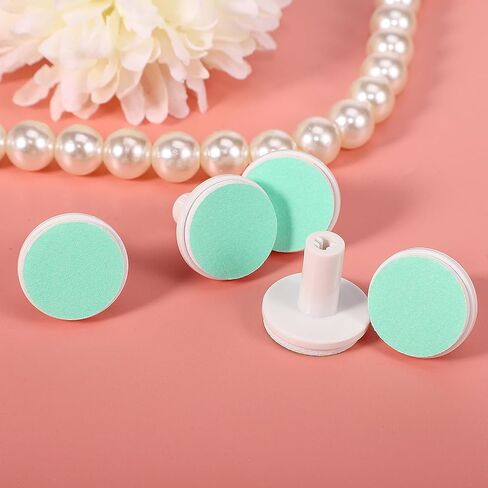 Baby Nail File Pads - 24 pcs Electric File Trimmer Heads Baby Nail Pad Replacement for Nail Trimmer Grinding in Saudi Arabia