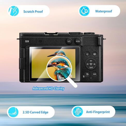 حافظة كاميرا لكاميرا Canon Powershot G7 X Mark III مع قطعتين واقي شاشة، حماية كاملة من السيليكون الناعم G7X III غطاء حماية للعدسات قابل للفصل لهاتف Canon G7X III G7X3-رمادي in Saudi Arabia