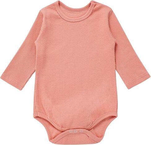 Baby Girls Boys Bunny Easter Outfit Infant Newborn Pink Romper with Long Bunny Ear Hat and Tube Socks in Saudi Arabia