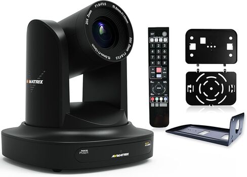 AVMATRIX PTZ Camera 30X,Streaming Camera with SDI HDMI 1080P 60Fps RS232 RS485 vMix IP Livestreaming for Church Broadcast and Conference PoE Ceiling&Wall Mount Bracket Included in Kuwait