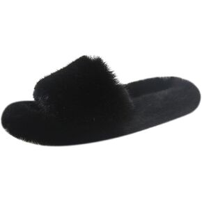 Harssidanzar Women Memory Foam House Bedroom Slippers Sandals Slides Soft Flat Comfy Anti-Slip Open Toe Indoor Outdoor Slip on KL504US