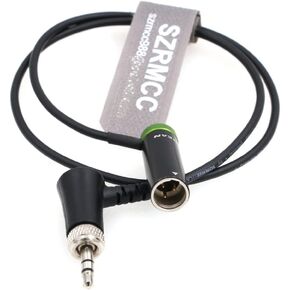 SZRMCC Fit for Sennheiser EK 100 G4/G3 to BMPCC 4K|6K Canon's Slim Mini XLR 3-pin Male to Locking 3.5 mm TRS to TA3M Cable Locking Cable Technology (Black) in Kuwait