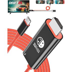 Switch Dock for Nintendo Switch Docking Station, Portable Switch TV Adapter Support 4K@30HZ， Switch TV Dock Mode Compatible Steam Deck/Nintendo Switch OLED, Switch Travel Dock with PD Charging