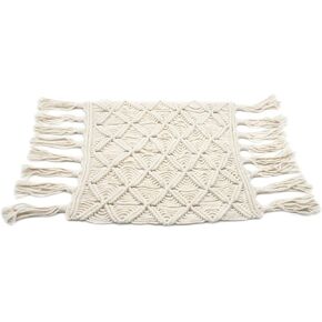 Zeroest Macrame Newborn Photography Rug Baby Photo Props Blanket Rustic Boho Photoshoot Layer Girl Boy Infant Picture Mat
