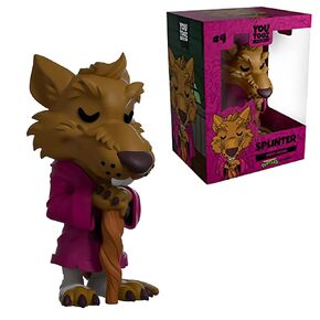 Youtooz Master Splinter TMNT Figure 4.3" Inch Vinyl, Teenage Mutant Ninja Turtles Master Collectibles Splinter Figure by Youtooz Teenage Mutant Ninja Turtles Collection