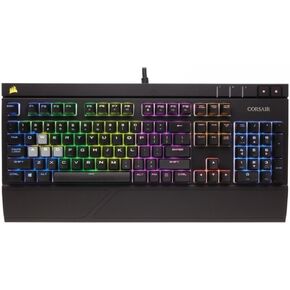 لوحة مفاتيح الألعاب الميكانيكية Corsair STRAFE RGB USB - Cherry MX Silent in Kuwait