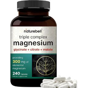 Magnesium Malate 1,500mg Per Serving, 240 Capsules | Chelated for High Absorption – Energy & Nervous Mineral Supplement – Non-GMO, Gluten Free