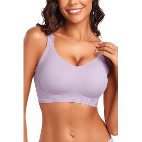 Vertvie Wireless Push Up Bras for Women Seamless Full Coverage Supportive Lift Bra Comfortable Sport Everyday Bras (XX-Large,Black)